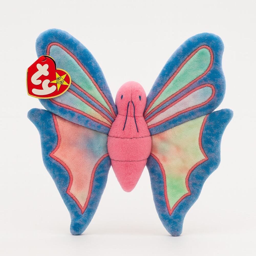 TY Vintage 2000 Butterfly Flitter Mcdonald's Happy Meal Toy New In Bag